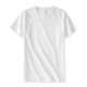 Summer solid color 280g heavy t-shirt men and women short-sleeved round neck large size bottoming couple pure cotton combed cotton