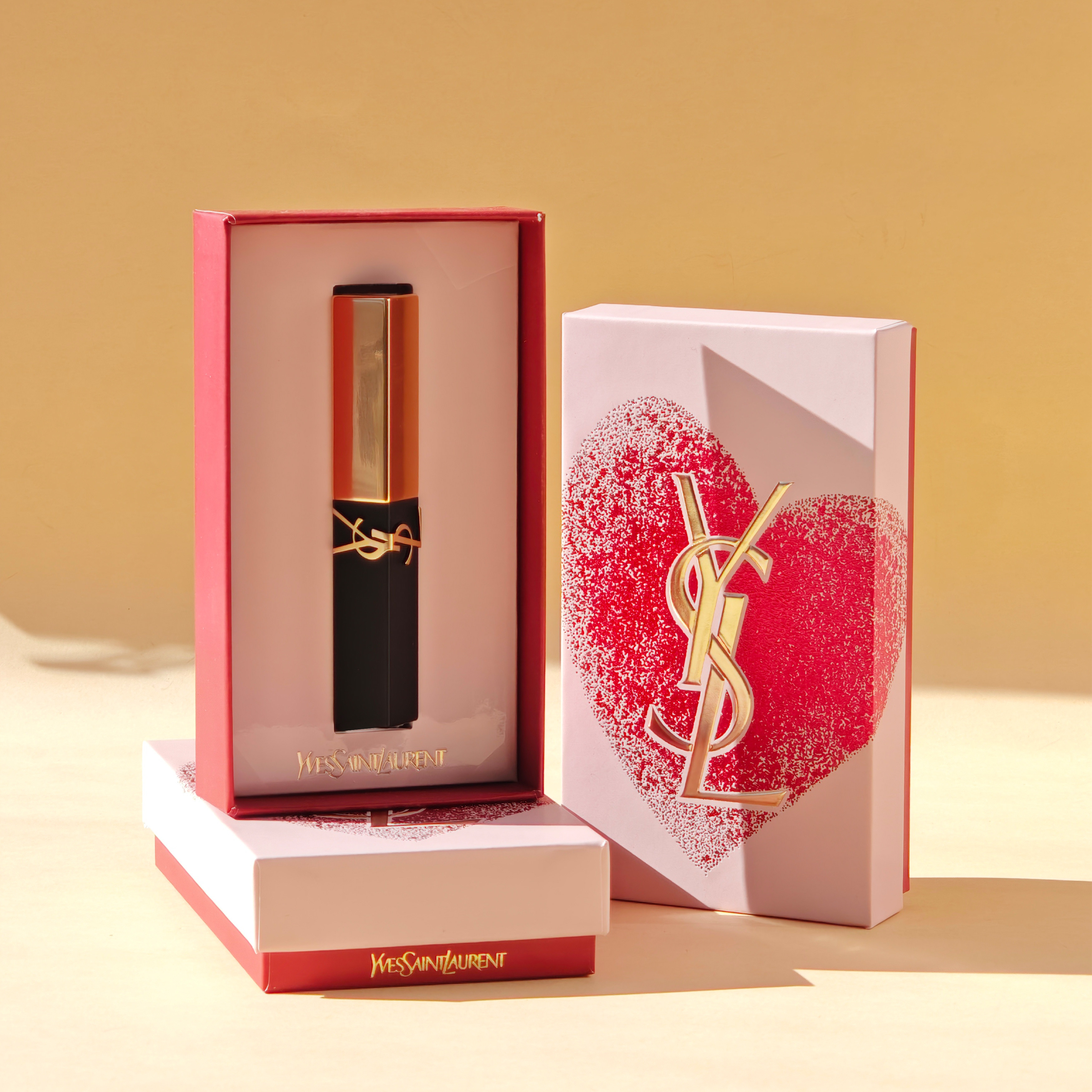 硬核实测：专柜YSL/圣罗兰26年情人节限定粉星辰1936+1988唇釉眼影盘