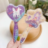 Детский мультяшный кушон, милый массажер, антистатическая электрическая безвредная челка, подушка безопасности, расческа, не повреждает волосы