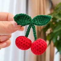 1 Установка вязаной вишневой зажим