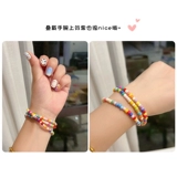 Детское летнее ожерелье, ювелирное украшение, браслет из бисера