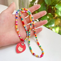 Клубника, ожерелье, 1 шт.