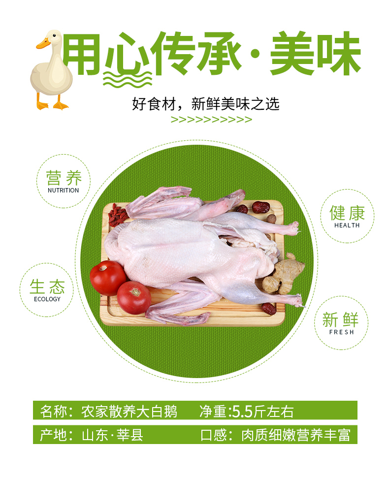 守绿 农家散养土鹅 6斤 活体现杀 图6