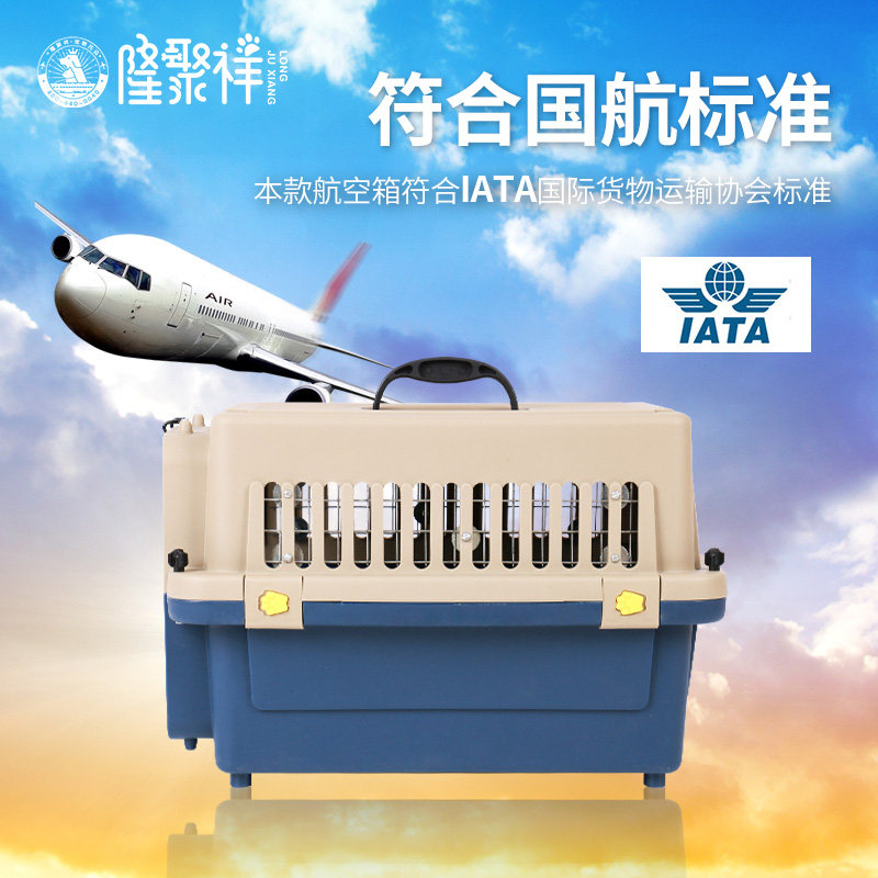 Air China standard use pet aviation box dog cat IATA standard consignment box portable car travel aviation cage