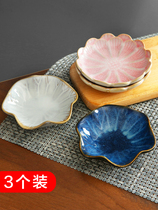 Butterfly bowl Sauce dish Dumpling dipping dish Small vinegar dish Side dish Butterfly Japanese tableware Vinegar dish Soy sauce dish Snack plate