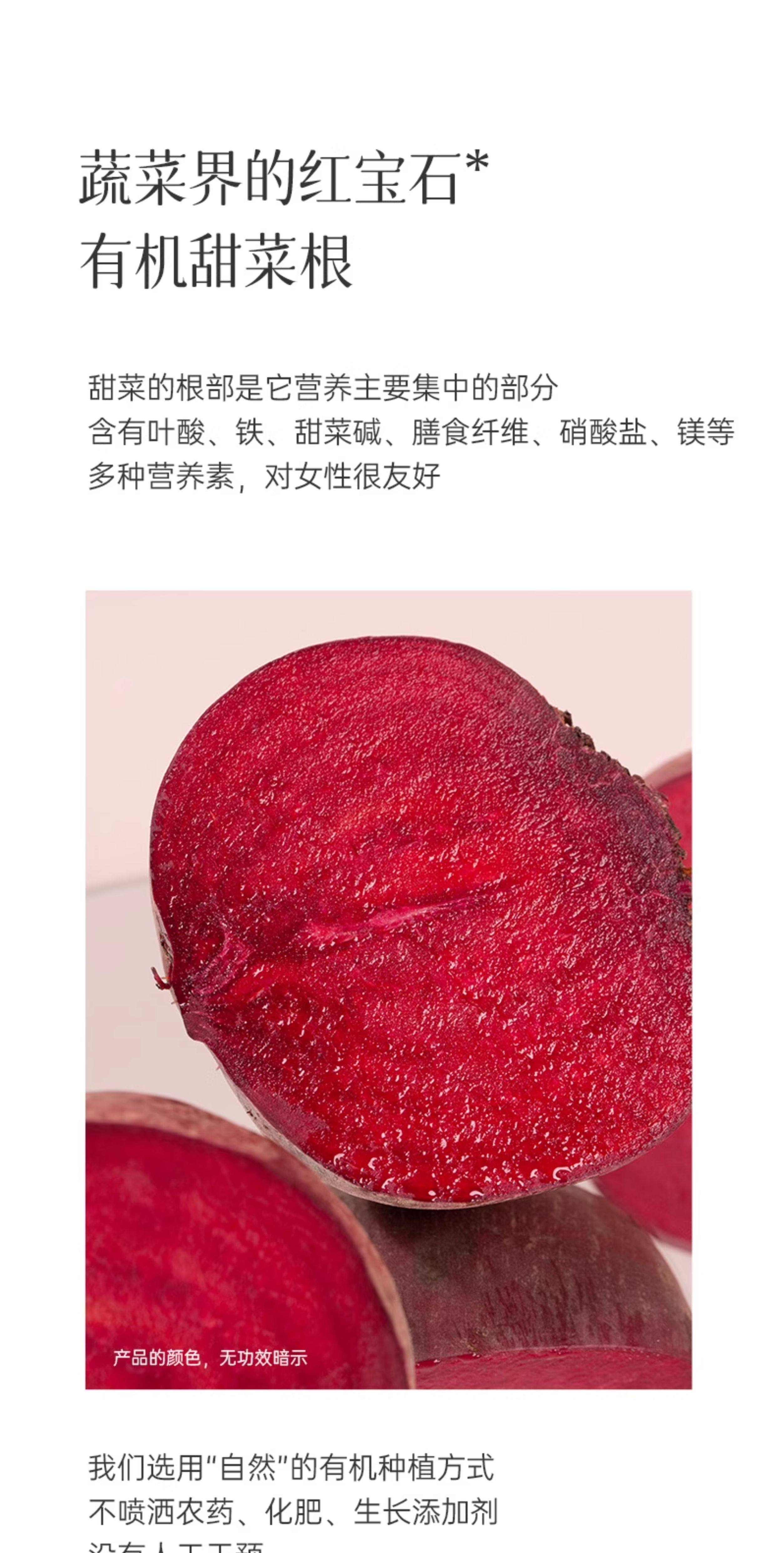 【中国直邮】 均衡大师 有机甜菜根粉 铁叶酸健身补剂硝酸盐跑步体育生 60g