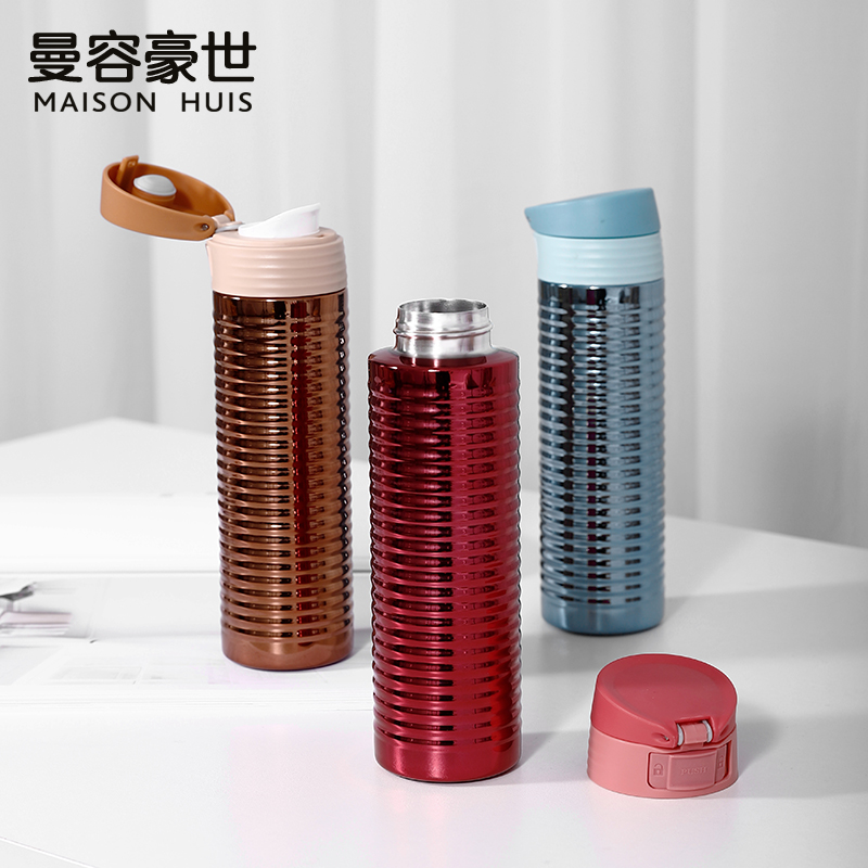 304 stainless steel insulated cup men and women portable large capacity vacuum personality creative trend funny to blame water glass