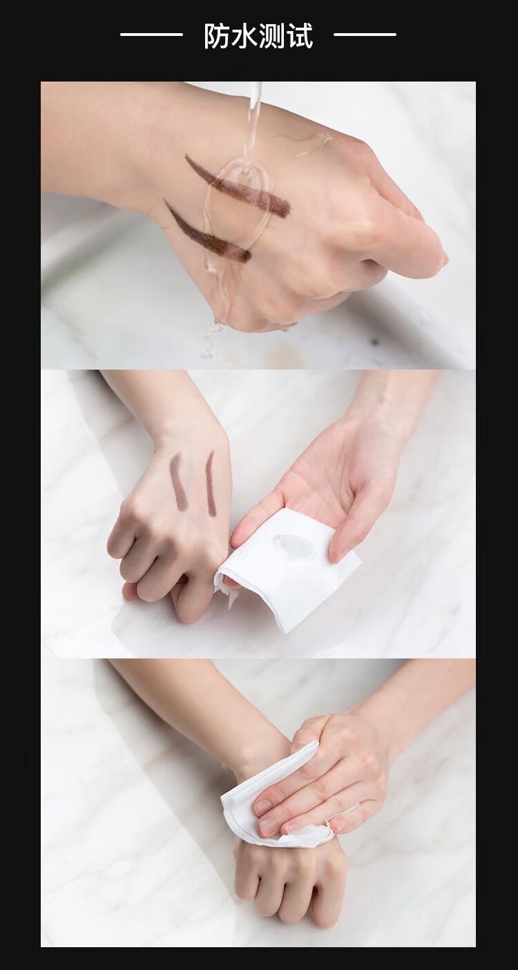 Akagi Gangxian Hàn Quốc UNNY bút chì lông mày xoay hai đầu tự động Dễ dàng để màu không thấm nước và kéo dài không bắt đầu nở - Bút chì lông mày / Bột / Stick chì the face shop