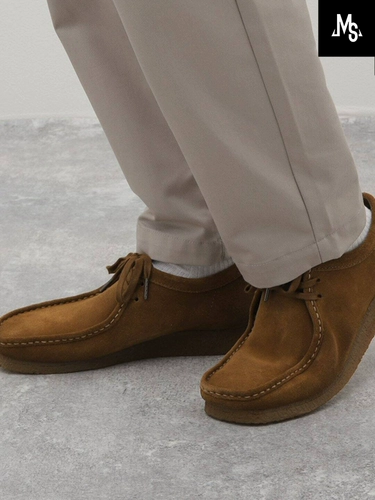 Clarks Wallabee британские винтажные мужские и женские замшевые туфли-кенгуру цвета хаки на шнуровке с низкой резиновой подошвой