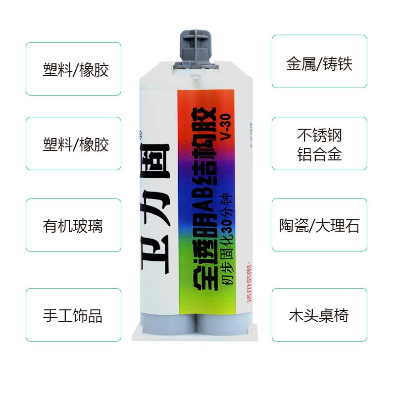 Wale solid potting ab glue strong adhesive plastic wood, metal iron glass stone, ceramic special all - purpose adhesive glue fast multi - functional quick drying adhesive, transparent epoxy resin glue