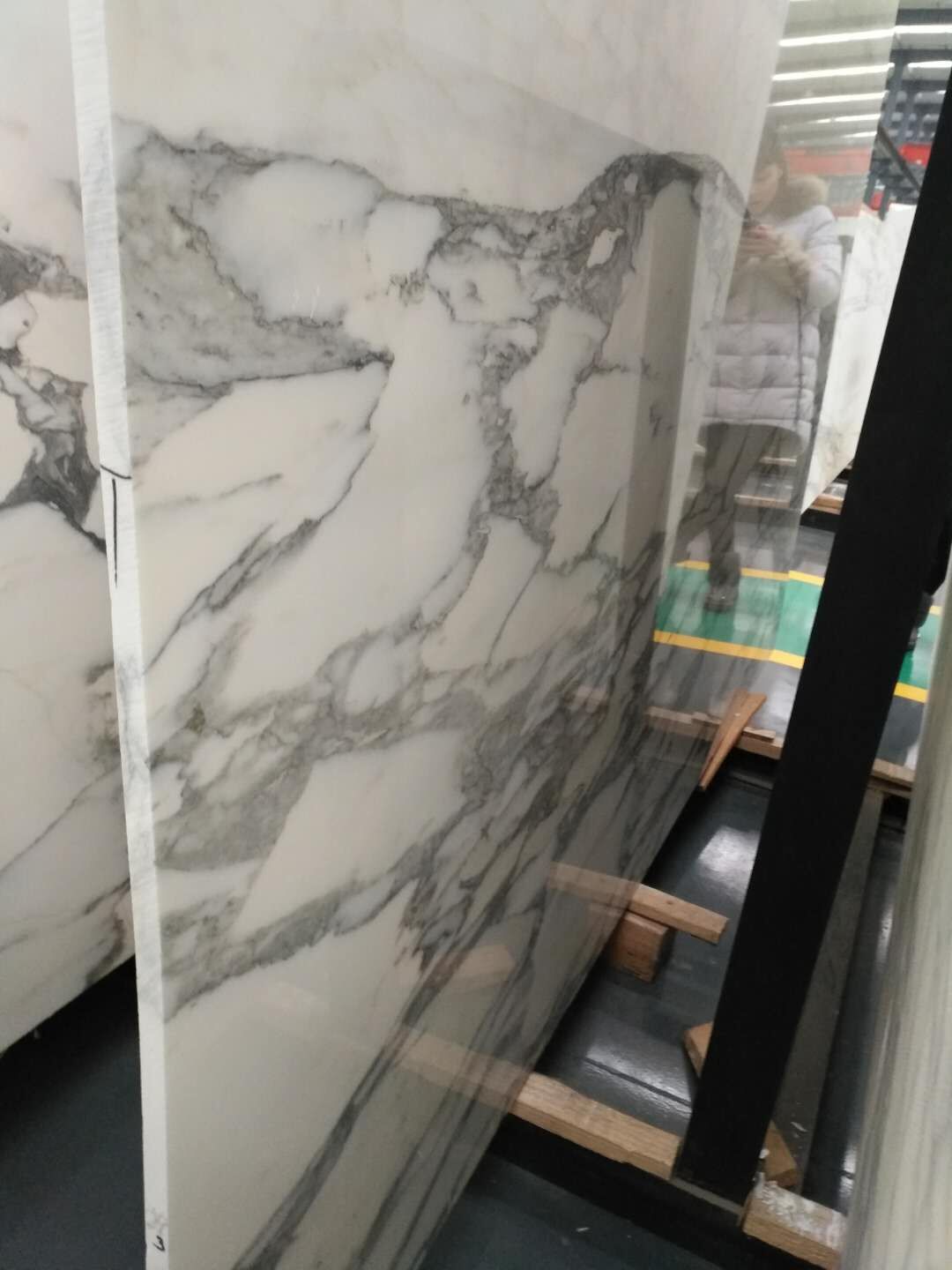 Large flower white marble window countertop stone floating window countertop door set window sleeve wall surface floor wash surface