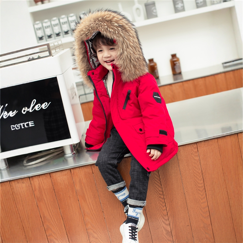 2025 New Model Children's down Jacket, Mid-Length, Red Winter Coat for Boys, Thickened for Toddlers and Babies 2025 New Model Children's down Jacket, Mid-Length, Red Winter Coat for Boys, Thickened for Toddlers and Babies
