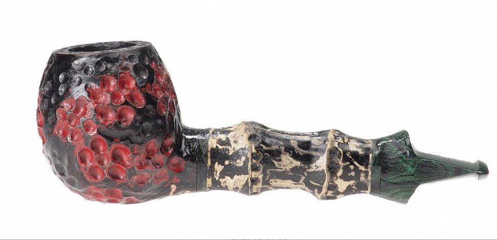 Danish Anne Julie Anne Julie AJ11 Bamboo Unique Apple Short Saddle Rod Pipe Tobacco Rod