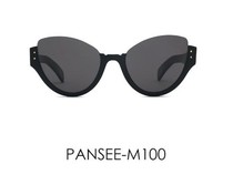 stephane christian PANSEE-M100 original mens and womens sunglasses sunglasses anti-sand black frame cat eye