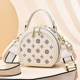 Round bag women's 2022 new summer fashion small round bag high-end Western-style ladies hand-held one-shoulder messenger bag