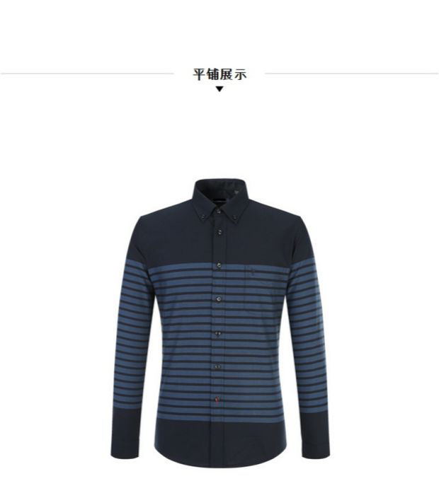 Áo sơ mi cotton dài tay mới khóa cổ áo Oxford vải đầm bốn mùa giản dị để đi làm sọc sọc da áo sơ mi lụa cao cấp nam