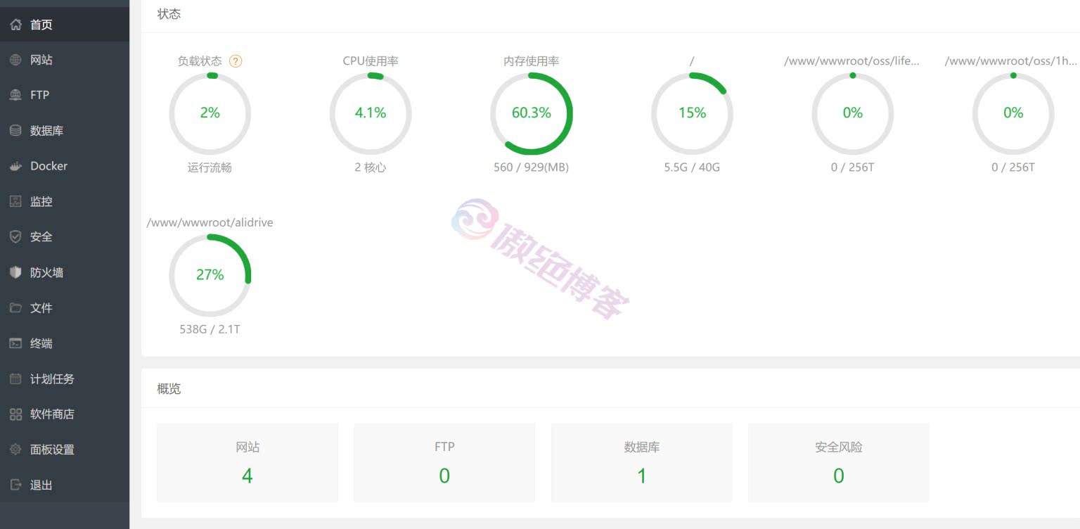 Linux服务器挂载：阿里云盘-傲绝博客