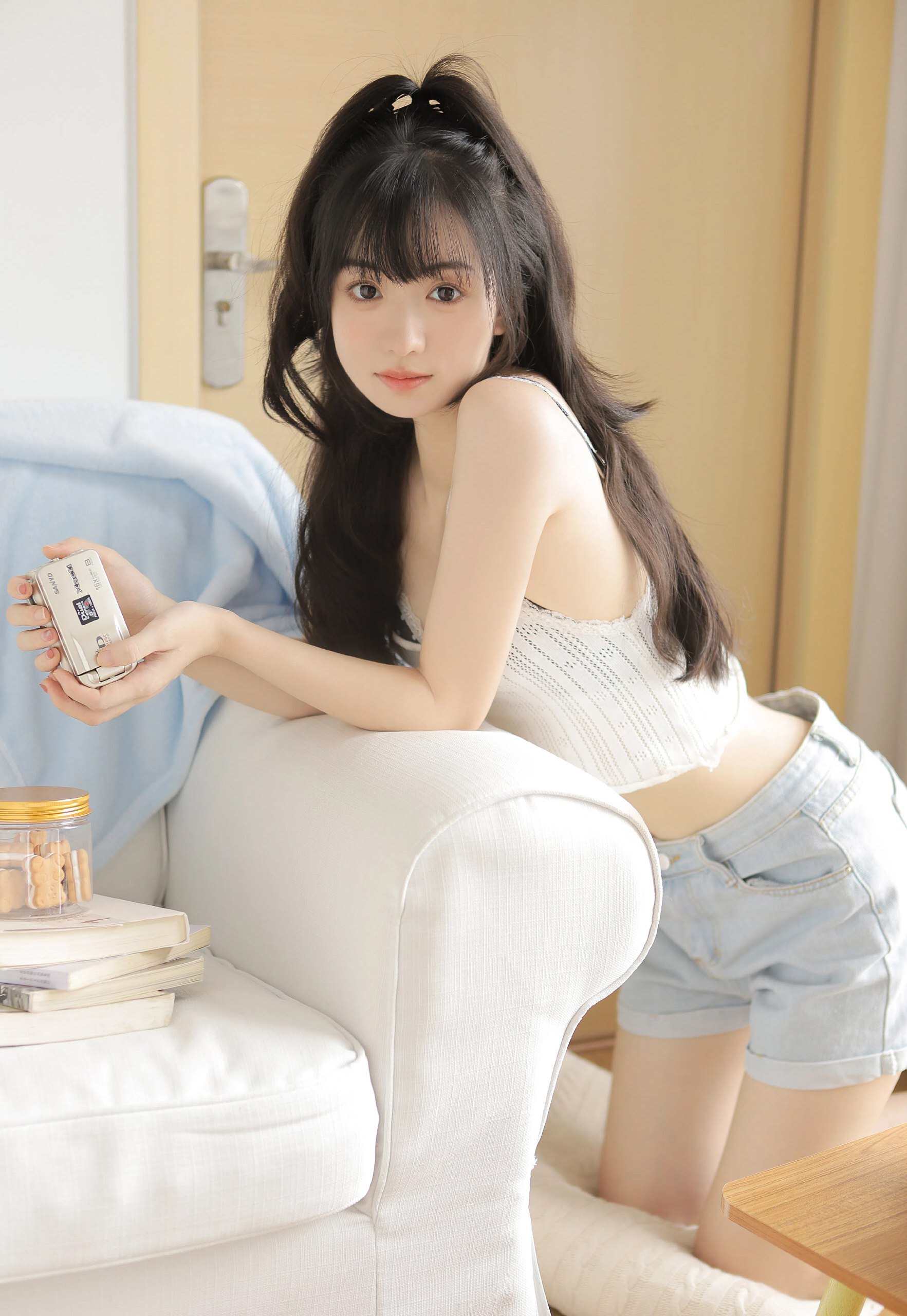 清纯美女写真：恬静的气质与优雅的风姿