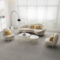 Talks to combine small sofas tea table Reception beauty salon Lounge area office Business Guest Clothing Shop Nordic Chairs