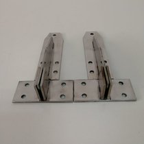 High quality stainless steel hinge 90 degree angle welding hinge commercial hotel restaurant kitchen flat door bearing power steamer door