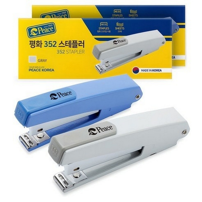 Korean Peace Brand Stapler for Students, Binding Machine, Office Stapler, Staple Gun