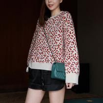 (Xodgz customized) dont love BAO WEN only love you girls heavy cashmere jacquard jumper