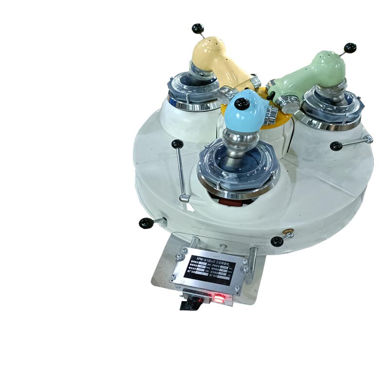 Agate Three-Head Grinder Small Intelligent Dry Fine Grinding Analysis Experiment Three-Head Grinder Lzpm120*3