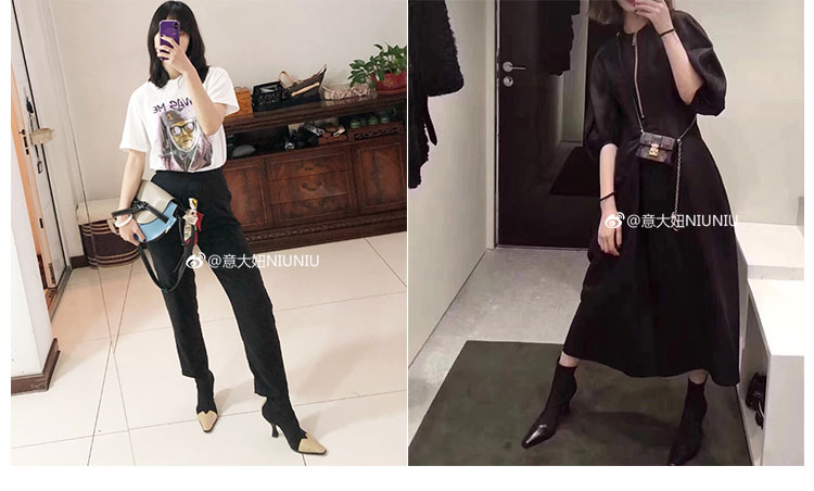 Phụ nữ Ý giày mùa thu và mùa đông 2018 mới dây kéo căng khởi động nhọn stiletto khởi động cao gót khởi động trong màu sắc giày boot nữ cao gót