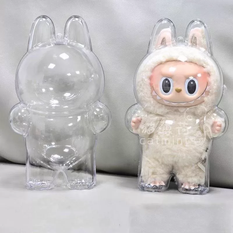 Плюшевая подвеска-вентилятор Bubble Mart Labubu Labubu с высокой энергией 3.0 макарон сидящий виниловая плюшевая подвеска слепая коробка