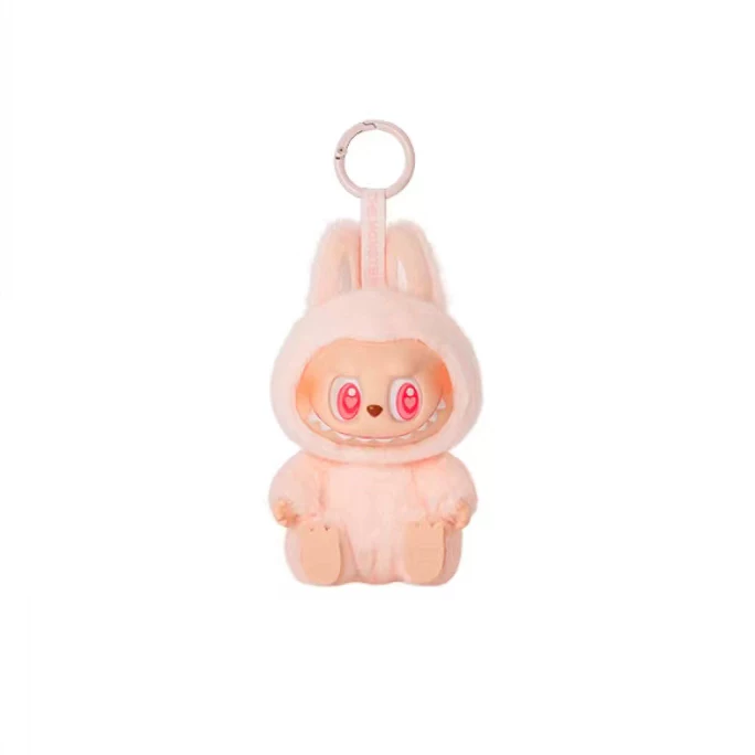 Плюшевая подвеска-вентилятор Bubble Mart Labubu Labubu с высокой энергией 3.0 макарон сидящий виниловая плюшевая подвеска слепая коробка