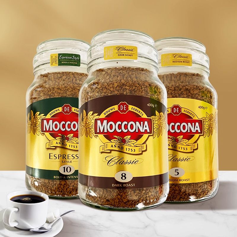 Moccona Coffee No. 8 No. 10 400g Classic Italian Freeze-Dried Black Coffee Imported Instant Canned Coffee Moccona Coffee No. 8 No. 10 400g Classic Italian Freeze-Dried Black Coffee Imported Instant Canned Coffee