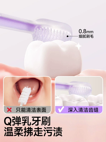 Детская силиконовая зубная щетка для новорожденных, 1 лет