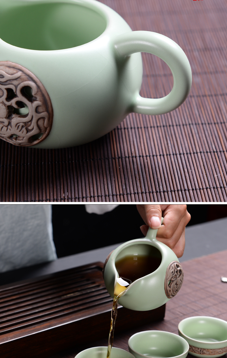 The Item your up sample tea cup teapot tea kung fu tea sea ice crack elder brother up cover bowl with ceramic cups single cup of tea