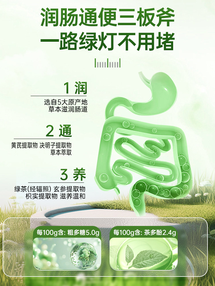 Easy to Relieve Constipation]Moisturizes the Intestines and Promotes Bowel Movement, Genuine Female Constipation Tea from the Official Flagship Store, Non-Detox R