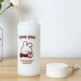 Летняя антиопадальная чашка пластиковая чашка женственная милая портативная высокая стоимость студенческой мультипликационной чашки сопротивление высокой температурой