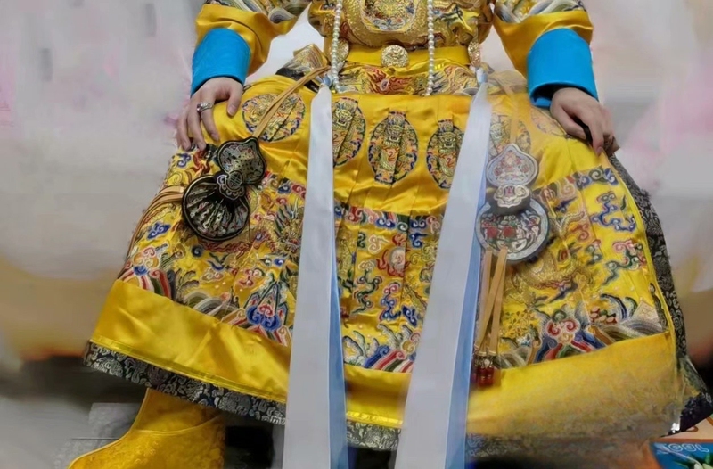 Qing Dynasty Auspicious Clothing with Dynasty Clothing Belt Qing Dynasty Auspicious Clothing with Dynasty Clothing Belt