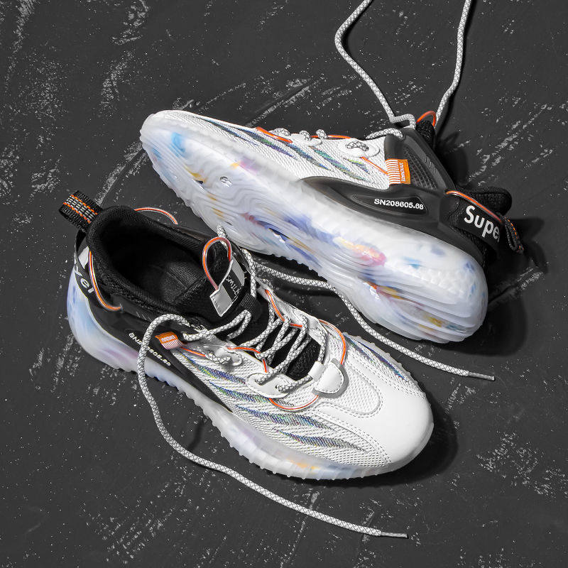 Men's shoes 2022 new sports breathable coconut shoes men's spring hot style casual running daddy shoes men's trendy shoes