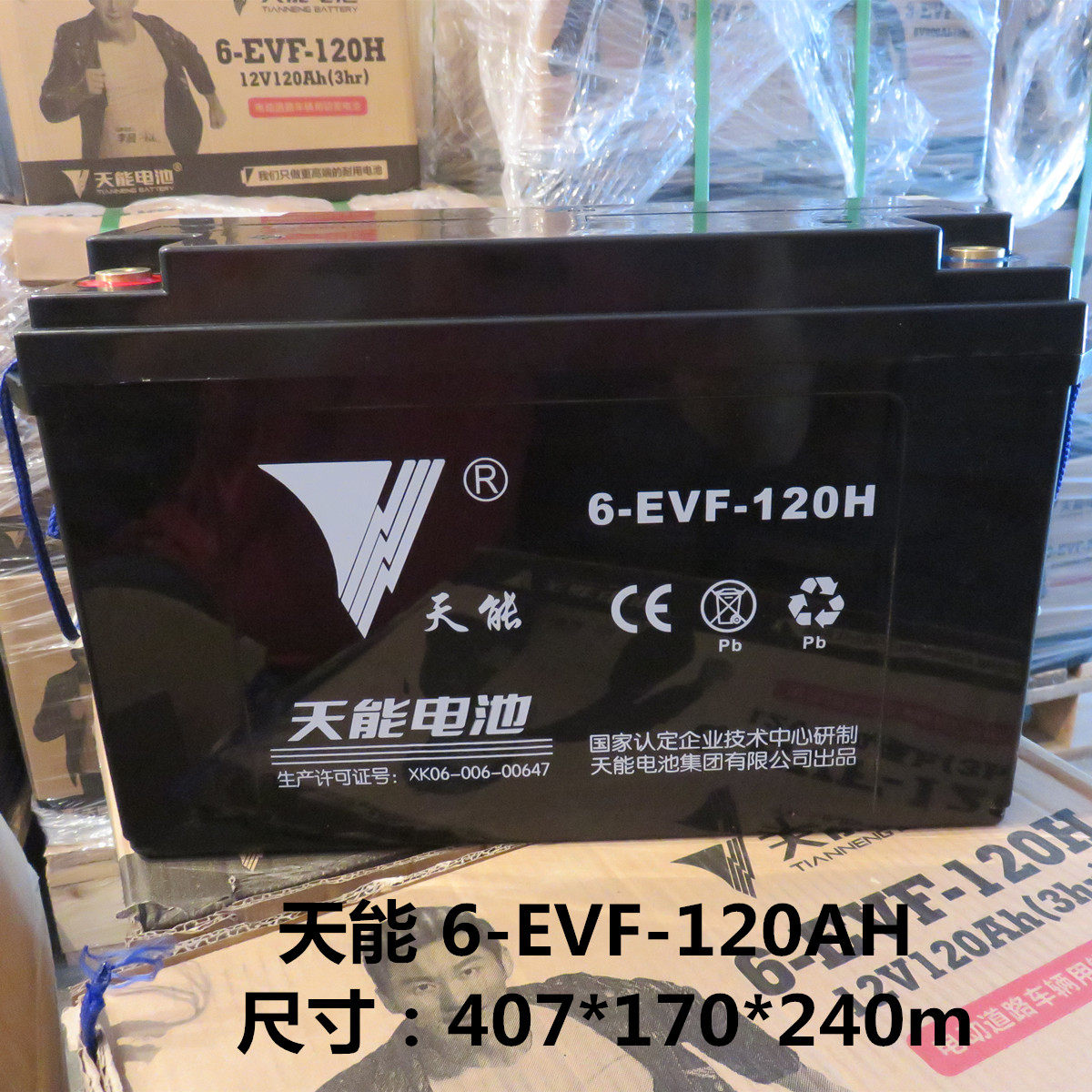 Special price Tianyeng battery 6-EVF-120H12V120AH Tieneng electric vehicle battery valve control type