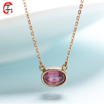 Tintin Beeswax Natural color treasure Tourmaline Jewelry Red Royal Blue gem Emerald 18k gold Diamond gem inlaid