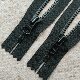 YKK黑色3号树脂闭尾短拉链羽绒服童装口袋衣领塑料齿裤脚服装配件