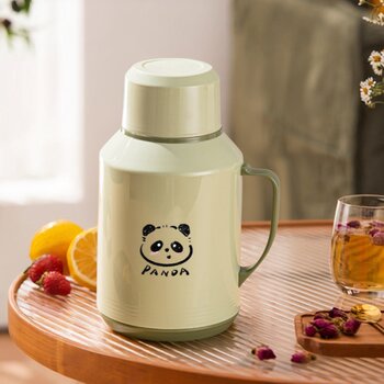 Old-Fashioned Small Thermos Bottle for Home Use, 2025 New Model, Long-Lasting Glass Liner, High Aesthetic Value, Bottle Stopper, Kettle