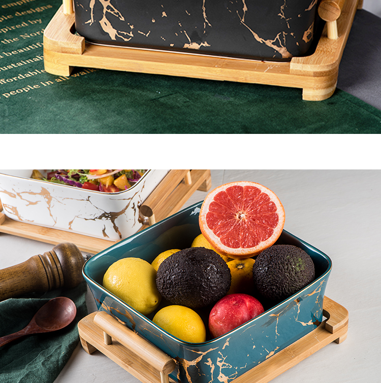 Large creative fruit salad bowl dessert bowl Nordic household ceramic bowl move nice bowl of soup bowl rainbow such use