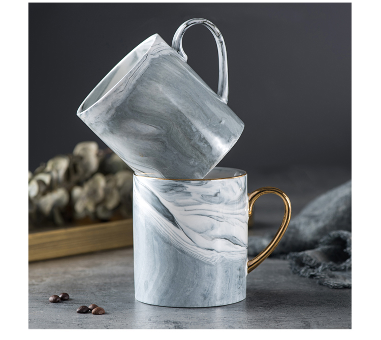 D the Nordic light ceramic mugs creative up phnom penh marble glass contracted couples a cup a coffee cup