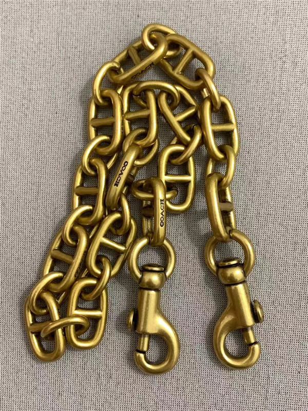 Suitable for Coach Metal Decorative Chain Shoulder Satchel Armpit Bag Chain Beat Chain Shoulder Strap Bronze