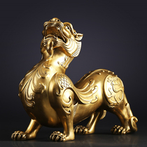 Pixiao ornaments pure copper Zhaocai Jicai Town House Evil New House Gifts Fengshui Porch Living Room