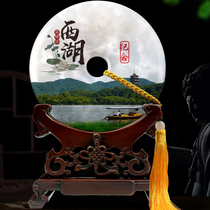 Photo Customized ornaments Forbidden City Great Wall West Lake pattern custom ornaments home furnishings living room ornaments