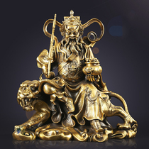Zhao Gongming God of Wealth Riding Tiger Like Zhao Cai Wine Cabinet Decoration Ornaments Wu Caishen Zhao Gongming Statue Opening Gifts