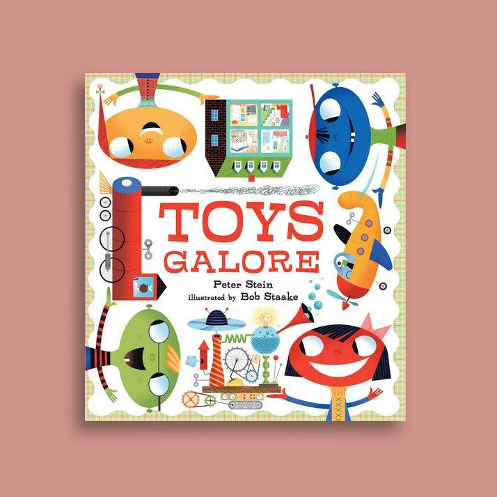 Fine clothing) American award-winning illustrator Bob Staake-Toys Galore-Taobao