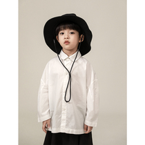 Young Yo-yo Boy 2022 New Spring Dress Shirt Turnover 70% Sleeves Quite Sphincter Child Minimalist Fashion Jacket Tide