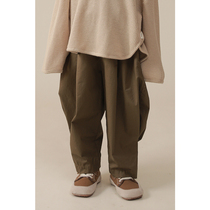 Young Yo-yo Boy Casual Pants Spring Autumn 2022 New Loose Fashion Long Pants Elastic Cotton Fabric Children Spring Dress Pants